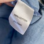 (S Petite) J. Jill Light Wash Long Sleeve Denim Button Up Shirt Blue Size undefined Photo 5