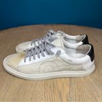 Oliver Cabell Women’s Low 1 Italian Leather Suede Sneakers Casual Shoes Size 37 White Photo 3