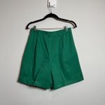Vintage green Pleated Shorts Photo 2