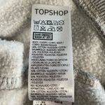 Topshop Hooded Sweatshirt Gray Size 6 Photo 4