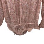 The Limited  ON OFF SHOULDER PINK‎ ROSE TEA FLOWER PRINT BLOUSE TOP S Photo 2