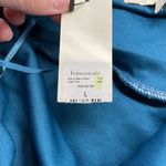 Francesca's NWT Teal Blue Lace Halter Backless Mini Dress Large Photo 6