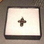LA Hearts Cross Gold Pendant Photo 0