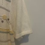 Alfred Dunner  Floral‎ Embroidered Knit Top Pastel Colors Short Sleeve M Photo 4