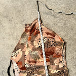 Oddy Geo Printed Top‎ size small Tan Photo 6