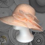 Ellen Tracy Peach Formal Hat Photo 8