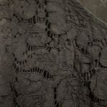 Calvin Klein Womens All Black Lace Lined Tank Top XL Bust 44” Zipper In Back Photo 2