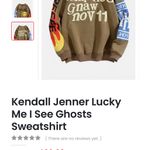 Lucky me i See ghosts sweatshirt Brown Size M Photo 2