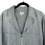 AG Adriano Goldschmied Rochelle Romper Coveralls Shorts Stripe Size L Photo 3