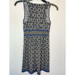 Max Studio  Women's Medallion Mirror Image Empire Mini Dress Multicolor Small Photo 6