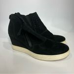 Sofft Bellview black suede wedge sneakers booties women’s size 10 casual Photo 1