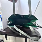 Kate Spade  Leather thumb medium satchel handbag Green Photo 5