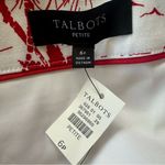 Talbots A Line Canvas Skirt Sail Away Women’s 6 Petite White Red NEW Nautical Photo 5