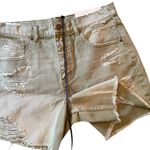 Urban Outfitters BDG Dropped Waist Destroy Denim Shorts Size 27 NWT 741N Photo 3