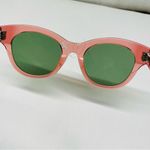 Wildfox Monroe Sunglasses Rose Pink Frame / Green Lenses NWT with Case Photo 9