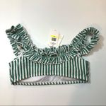 Jessica Simpson Gathered Off the Shoulder Swim Bandeau green Photo 3