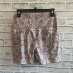 Evolution and creation  multicolored floral print high waist bike shorts XL Photo 1