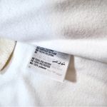 Cream Belted Leather Trench Coat 3X White Photo 5