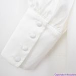 Eloquii NEW White Satin Maxi long sleeves Dress, 18 Photo 10