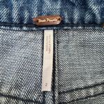 Free People Step Up Denim Mini Skirt Photo 3