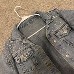 Pearl denim jacket Blue Size M Photo 2