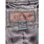 Women’s Suede 100% Genuine Leather Blazer 10 Espresso Brown Photo 6