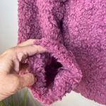 Dance & Marvel Dance & Marvel New w/ Tags Raspberry Cropped Sherpa Coat Size Large Winter Photo 7