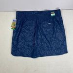 Orvis NWT  Blue Shattered Glass Embossed Travel Performance Skort Size X-Large Photo 8