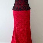 Vintage Gothic Prom Dress Red Photo 0