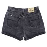 Jordache Vintage 90s  Black Denim Jean Shorts Sz 30 Ultra High Rise 100% Cotton Photo 1