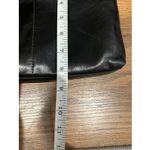 Margot New York Genuine Leather Crossbody Shoulder Bag Purse Black Zipper Boho Photo 5