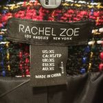 Rachel Zoe 💕💕 Tweed Boucle Blazer Suit Jacket ~ Multi-Color Plaid XS NWOT Photo 6