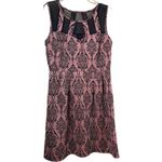 Enfocus Studio  Sleeveless Dress With Black Velvet Graphics Size 12 Photo 4