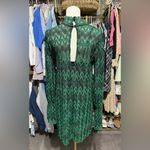Free People  Simone Mock Neck Lace Mini Dress Green XS Photo 6