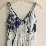Guess high/low tie-dye ruffle midi/maxi long dress M Photo 2
