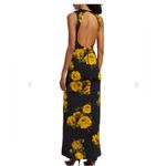 Alice + Olivia NWT- Delora Rose Print Sleeveless Maxi Dress Size 2 Photo 4