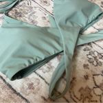 Hollister NWOT Sage Green Bikini Top Photo 1
