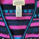 st. john's bay Vintage ‘90s Striped Cardigan Sweater Photo 3
