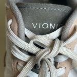 Vionic  Ayse Leather Textile Women's Pale Blush Lace Up Sneakers pink/Gray Sz 8 Photo 5