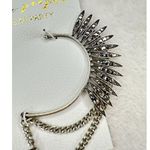 Free People NEW Birds Of A Feather Cocktail Earring Ear Party Cuff Sparkle Retro Photo 1