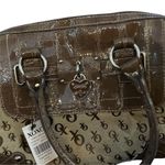 XOXO  Women's Satchel‎ Handbag Dark Cognac with Heart Charm Photo 2