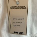 Judy Blue  Boyfriend Fit White Mid Rise Distressed Jeans Photo 6