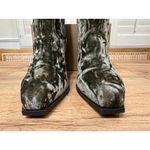 Giani Bernini Gianni Bini GB Star-Crossed 3 Velvet Western Boots Green Velvet Sz 8.5 NWOB Chic Photo 5
