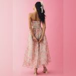 Monique Lhuillier ML Strapless Sweetheart Organza A-Line Dress Photo 2