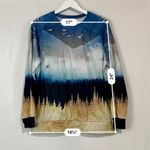 The Mountain Women’s Landscape Lightweight Sweater Gray & Navy NWOT Photo 12