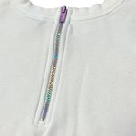 Nike | 2XL | Opal Fleece Pearl Sleeve Swoosh Graphic Crewneck Cropped Sweatshirt Photo 7