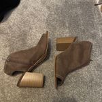 Apt. 9 Brown Peep-Toe Ankle Boots Photo 5