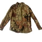 Impressions Floral Button Down Photo 4