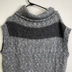 James Perse 3 Sweater Womens Gray Merino Sleeveless Funnel Neck Marled Knit Photo 10