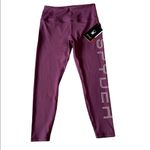 Spyder NWT  SPELL OUT HIGH WAISTED LEGGINGS PURPLE LARGE Photo 2